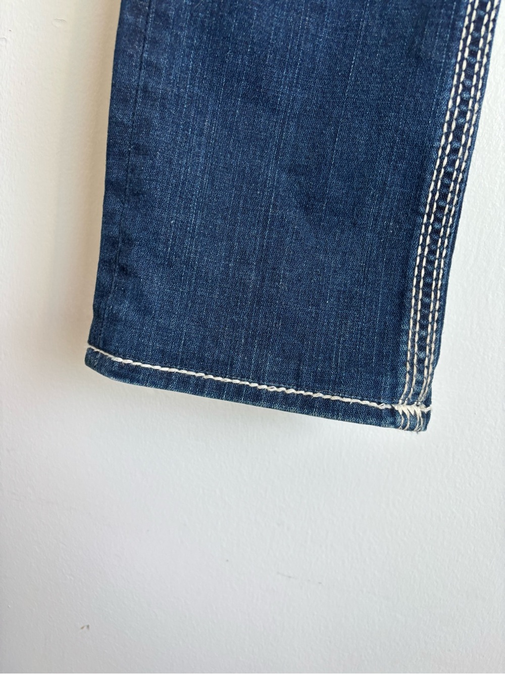 EUC True Religion Y2K Billi Big QT Boot Cut Jeans with White Stitching 26 - Picture 5 of 13